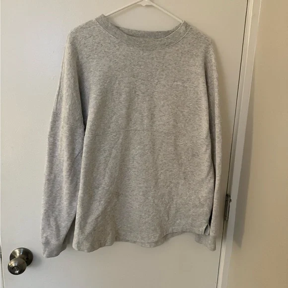 PINK Victoria's Secret Heather Gray Sweatshirt - Picture 4 of 4